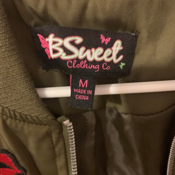 Bomber Jacket with Patches - Picture 2 of 2